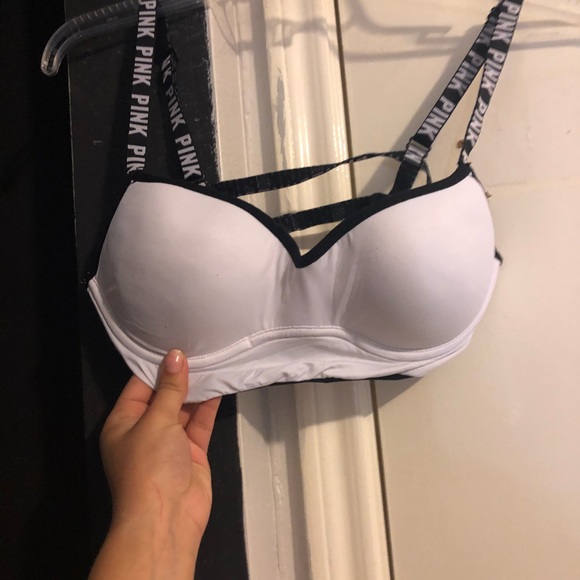 White VS  PINK sports bra - Picture 2 of 3